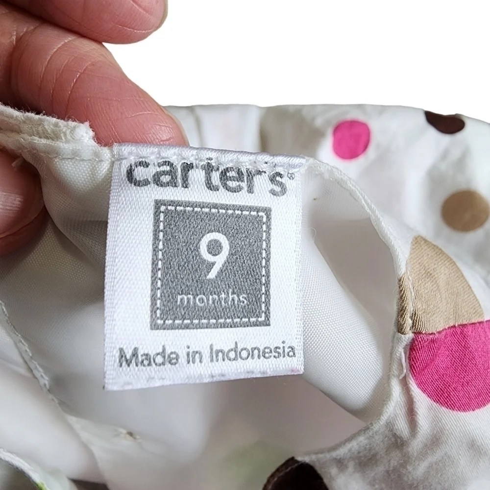 Carter's 2-piece Polka-dot Dress with Sweater - 9 mos.